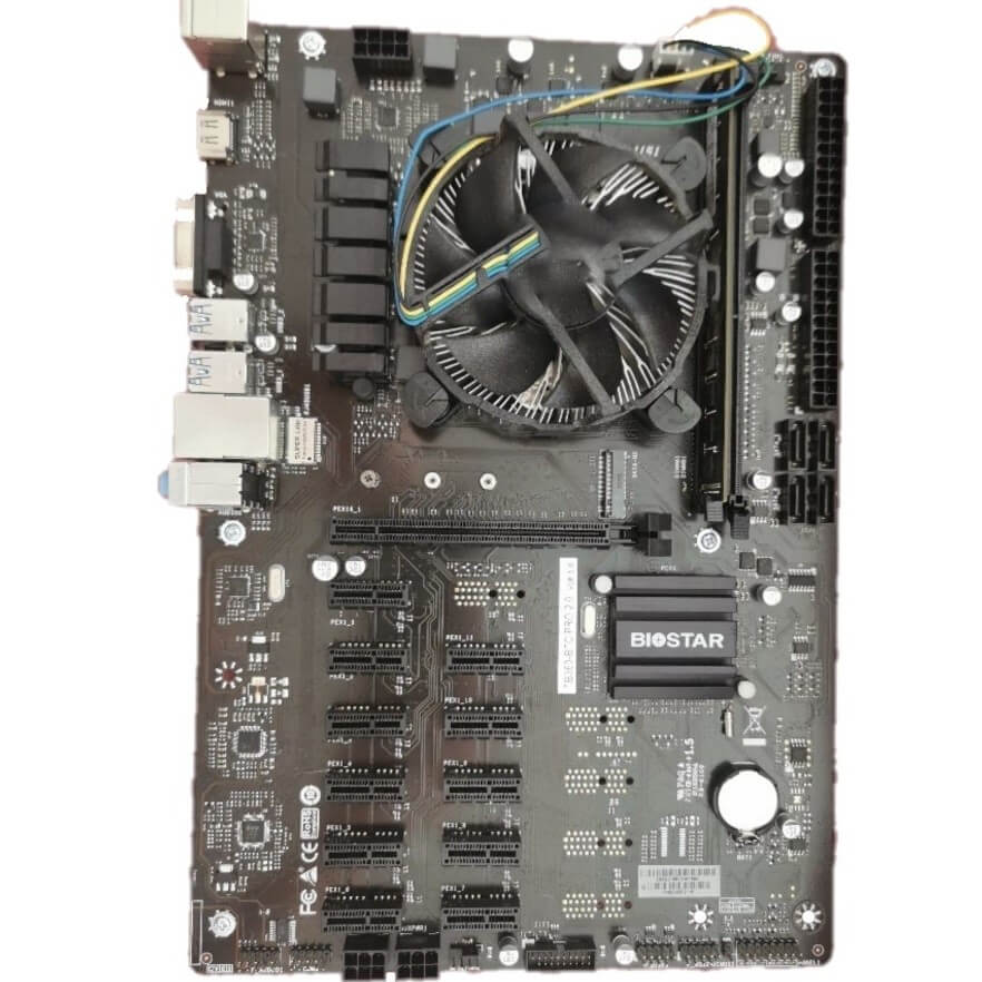 باندل مادربرد BIOSTAR TB360-BTC Pro 2.0+Intel G4930T+Fan — تصویر ۳