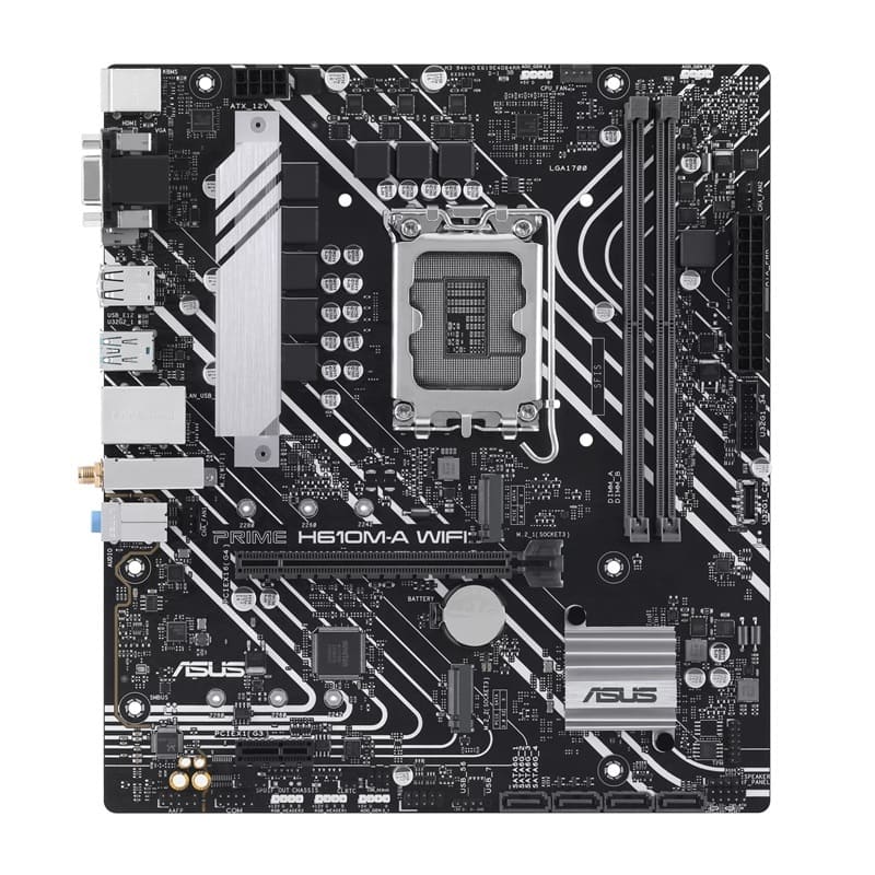 مادربرد کامپیوتر ایسوس ASUS H610M-A Wifi DDR5 Socket 1700