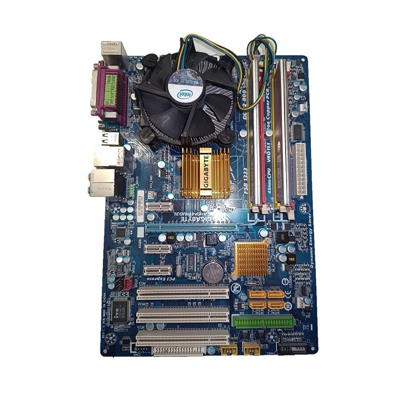 باندل مادربرد و پردازنده گیگابایت GA-EP41-UD3L+Intel E5300+RAM 3GB