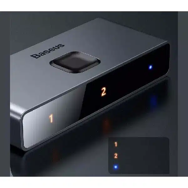 سوئیچ 1 به 2 HDMI باسئوس مدل CAHUB-BC0G — تصویر ۴