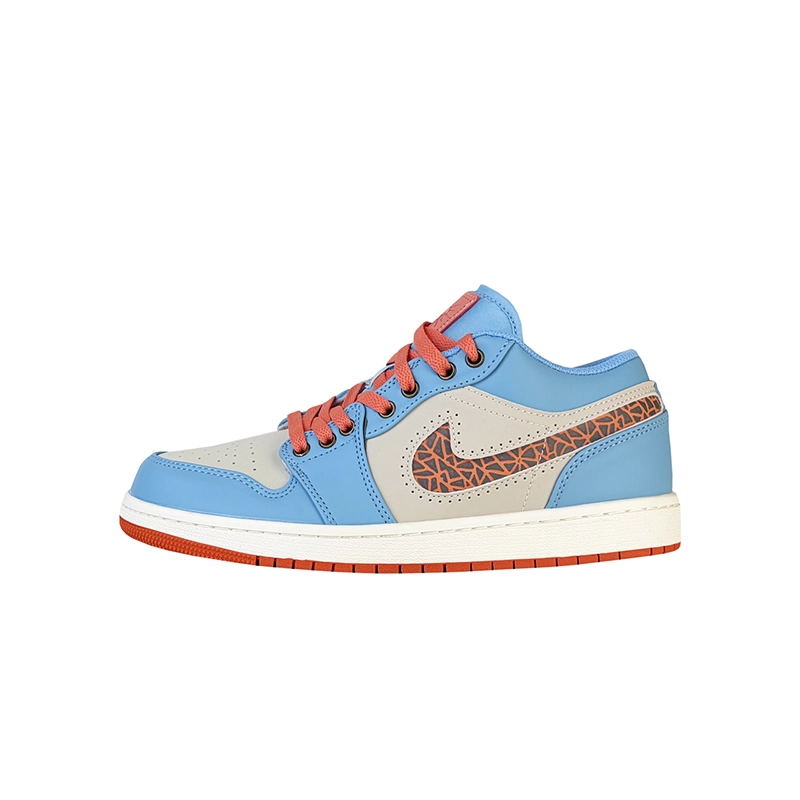 کتانی زنانه و مردانه برند نایکی مدل Air Jordan 1 رنگ آبی کرم
