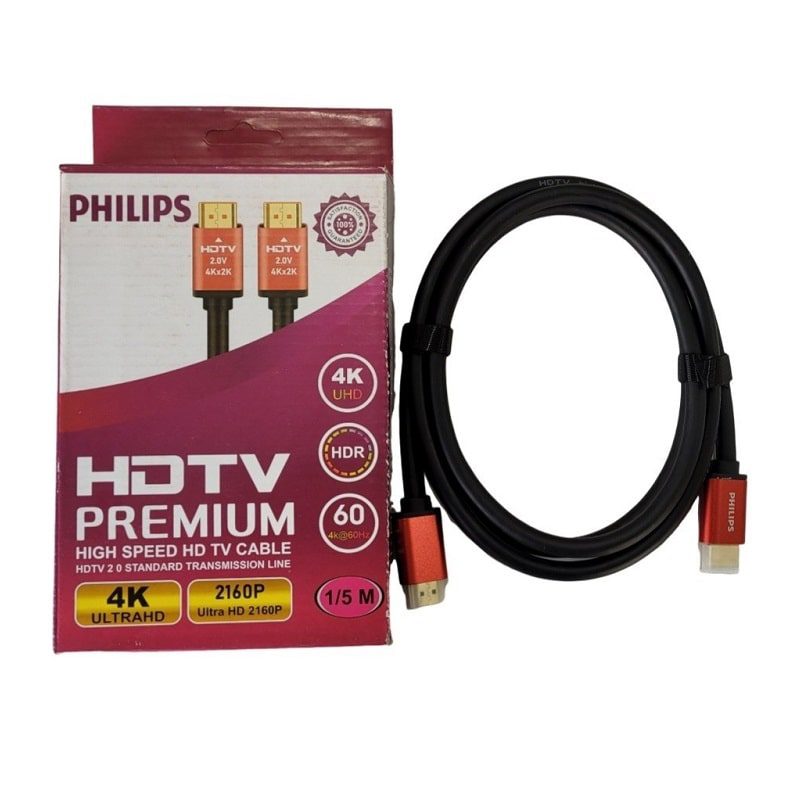 کابل اچ دی ام آی فیلیپس Philips HDMI 4K 1.5m