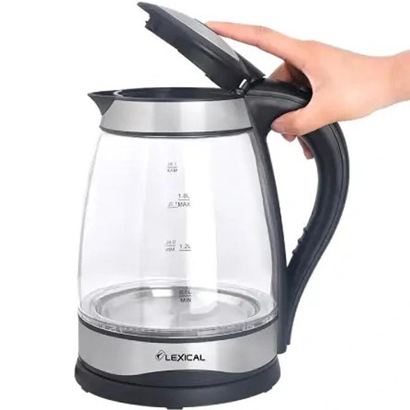 کتری برقی لکسیکال مدل LEK-1406 شیشه ای — تصویر ۴