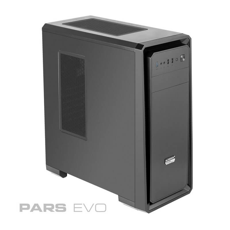 کیس کامپیوتر گرین مدل PARS EVO استوک — تصویر ۲