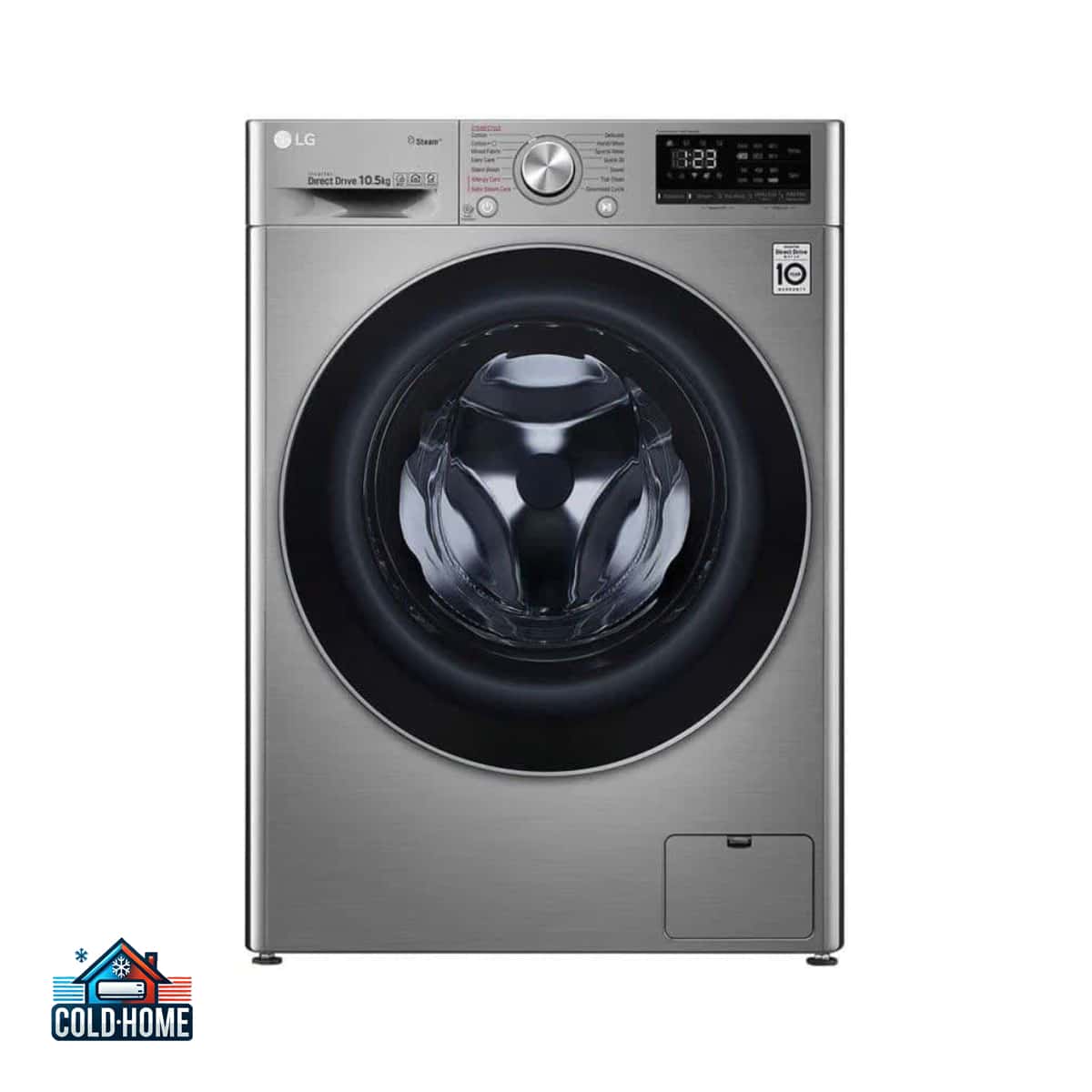 ماشین لباسشویی ال جی 10.5 کیلویی V5 مدل F4V5RYP2T