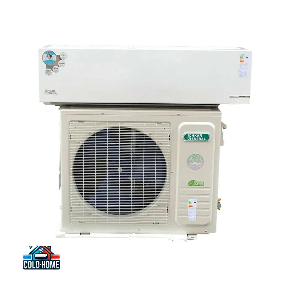 کولر گازی جنرال شکار ۱۲۰۰۰ اینورتر، گاز R410 مدل GNRINV-12