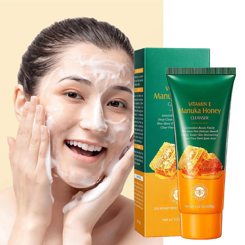فوم شستشو صورت آبرسان و ضد لک عسل بیوآکوا BIOAQUA — تصویر ۴