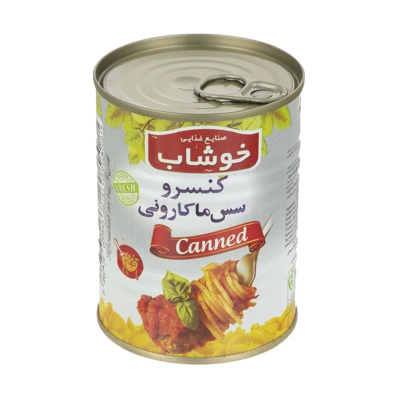 کنسرو سس ماکارونی با سویا خوشاب – 350 گرم — تصویر ۲