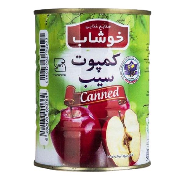 کمپوت سیب خوشاب – 350 گرم — تصویر ۲