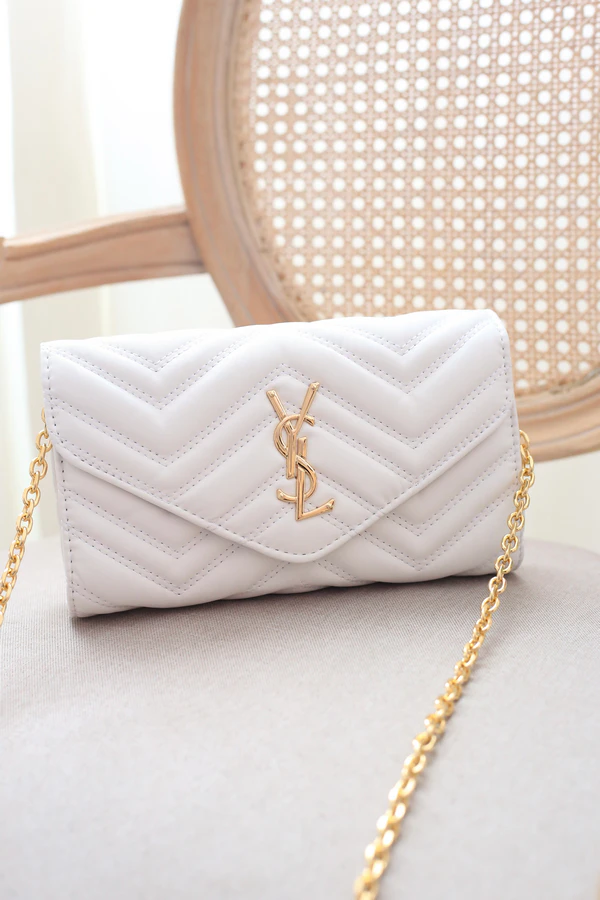 کیف دستی زنانه چرم صنعتی مدل پ YSL کشیده 409 — تصویر ۳