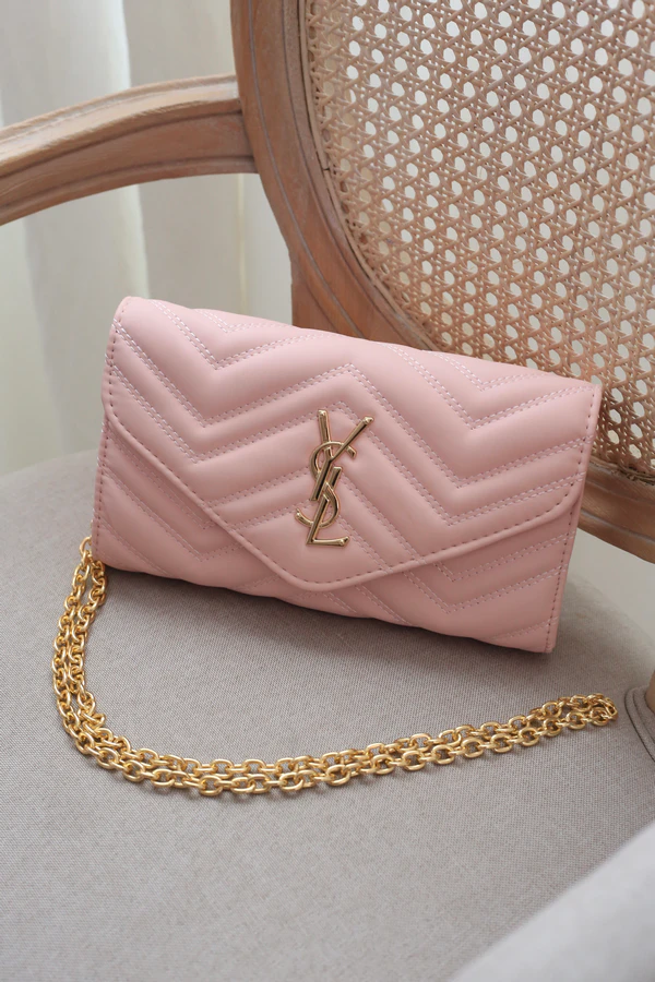 کیف دستی زنانه چرم صنعتی مدل پ YSL کشیده 409 — تصویر ۴