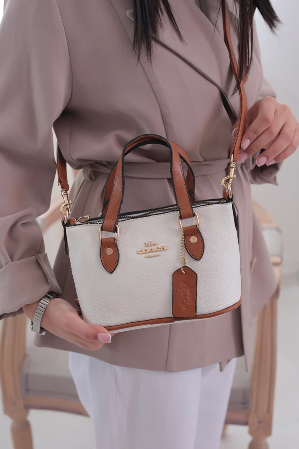 کیف دوشی زنانه چرم صنعتی مدل پ مینی کوچ 417 — تصویر ۲