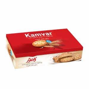بیسکویت سبوسدار 900 گرمی بدون قند کامور — تصویر ۴