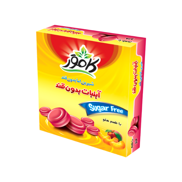 آبنبات هلو بدون قند کامور — تصویر ۳