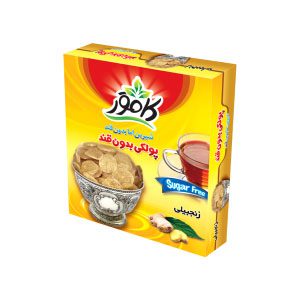 پولکی زنجبیل بدون قند کامور — تصویر ۲
