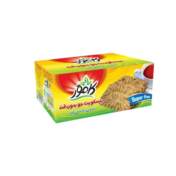 بیسکویت جو بدون قند کامور – 360 گرم