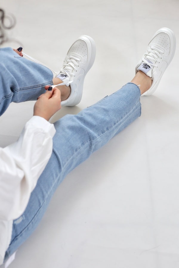 کتونی اسپرت زنانه نایکی ایر فورس Air force Nike وارداتی | کد L3127 — تصویر ۴