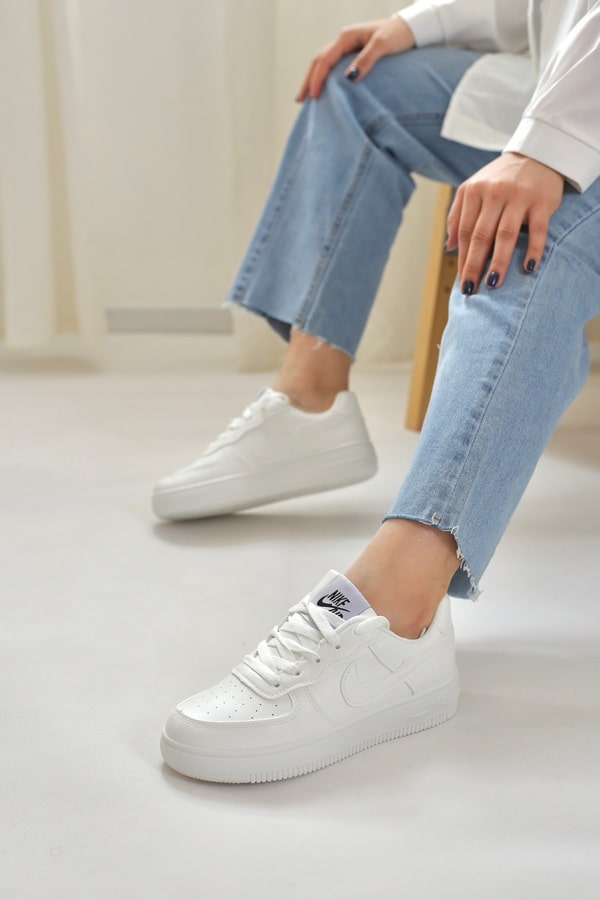 کتونی اسپرت زنانه نایکی ایر فورس Air force Nike وارداتی | کد L3127 — تصویر ۶