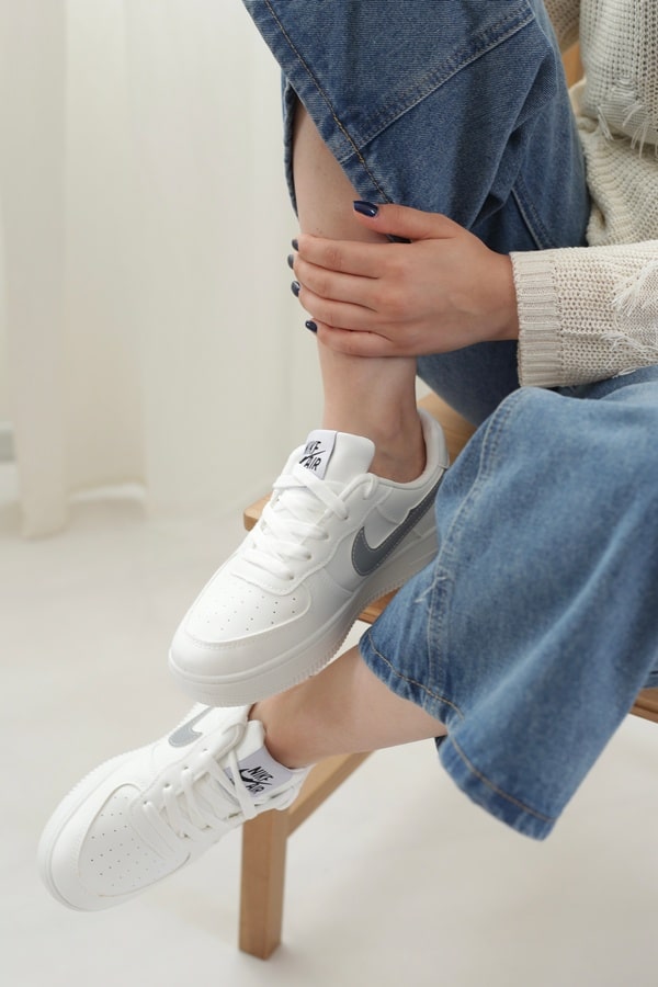 کتونی اسپرت زنانه نایکی ایر فورس Air force Nike وارداتی | کد L3127