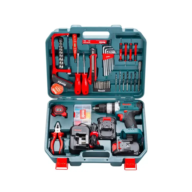 کیت دریل شارژی 20 ولت 53 پارچه رونیکس مدل RS-8620 — تصویر ۲