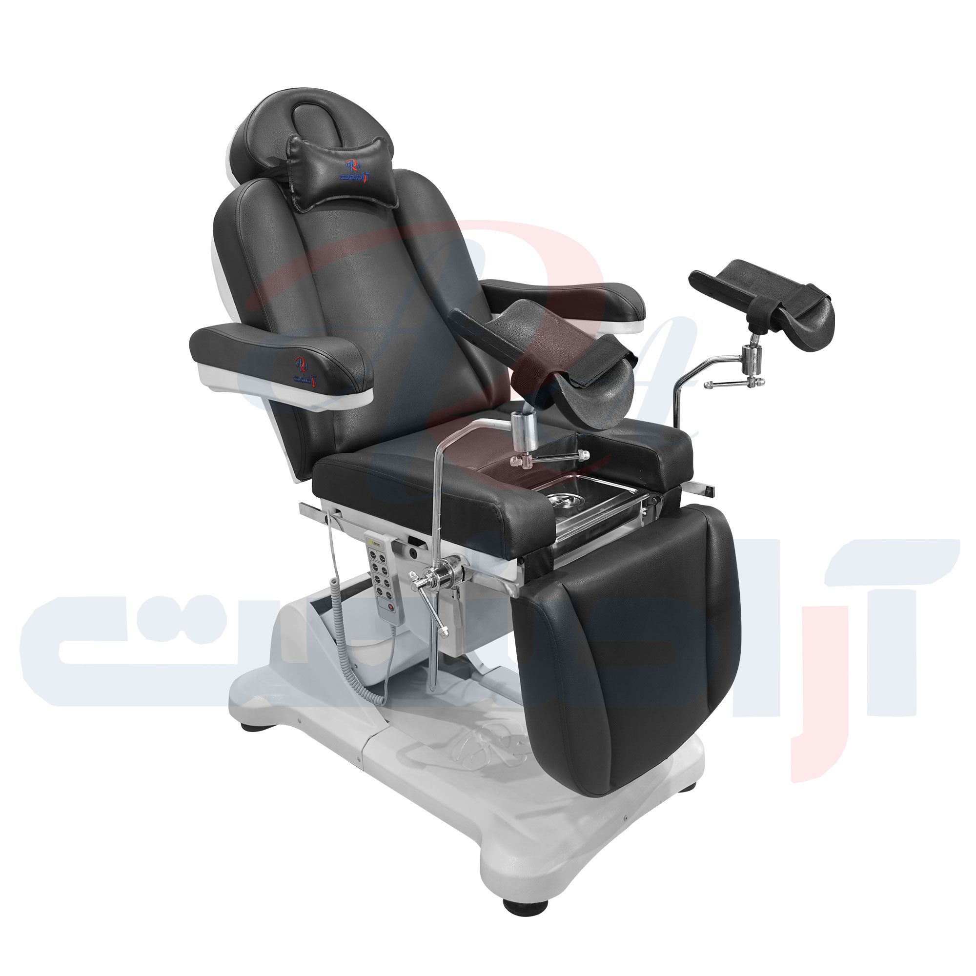 تخت برقی ژنیکولوژی معاینه زنان زایمان مدل ژینوس 8000 آراصنعت — تصویر ۳