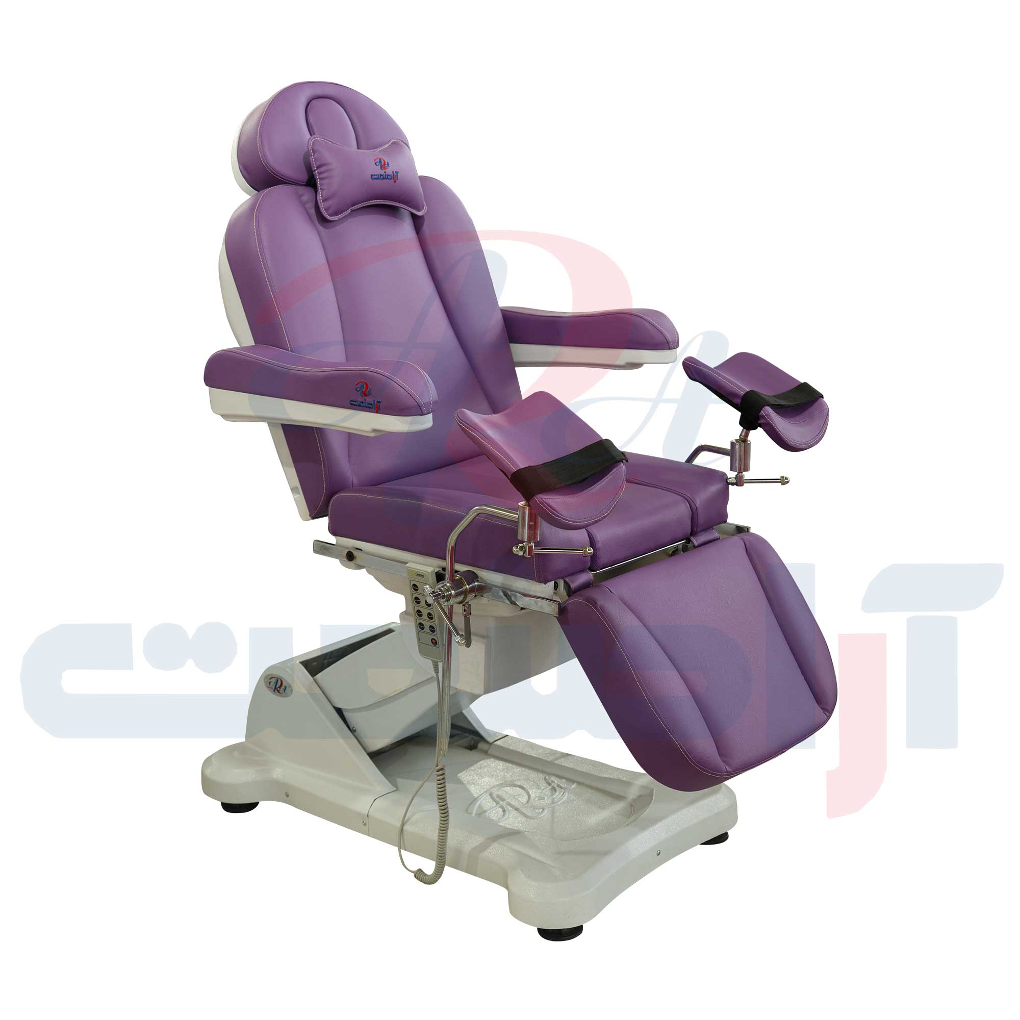 تخت برقی ژنیکولوژی معاینه زنان زایمان مدل ژینوس 8000 آراصنعت — تصویر ۴
