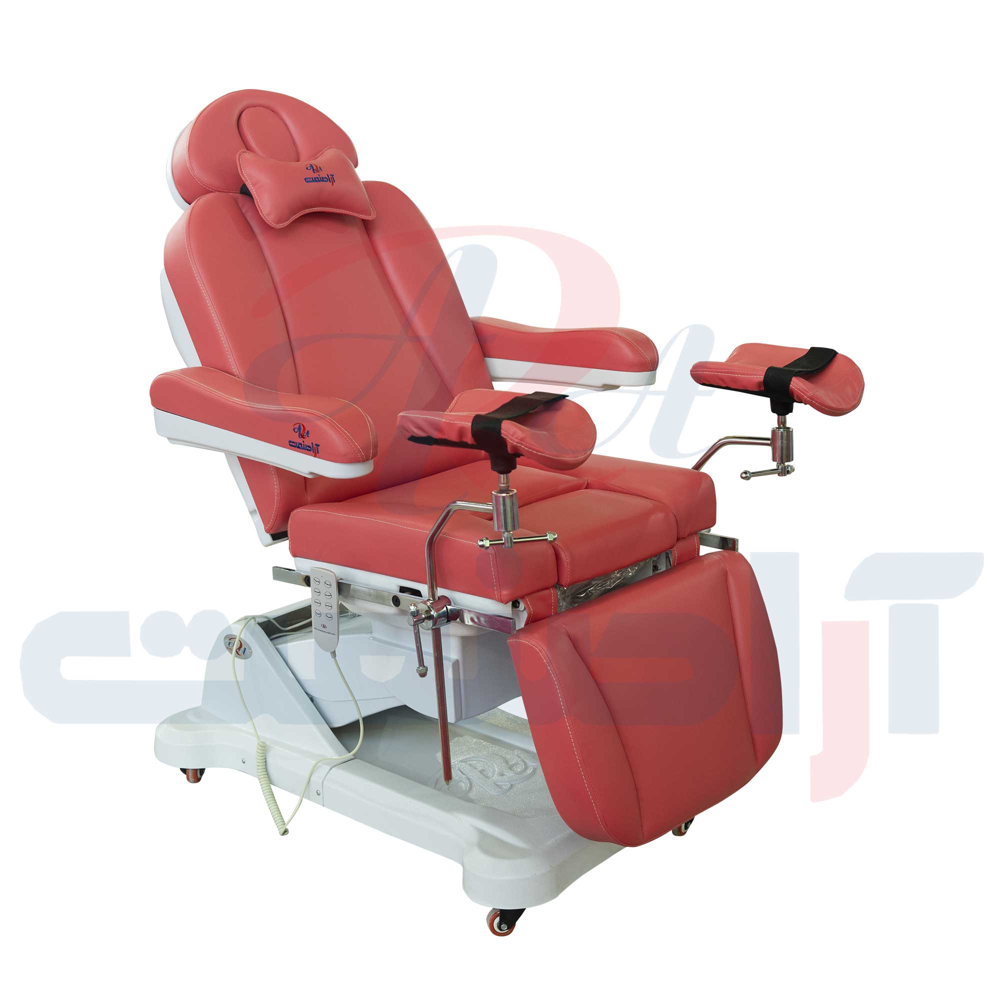 تخت برقی ژنیکولوژی معاینه زنان زایمان مدل ژینوس 8000 آراصنعت — تصویر ۶