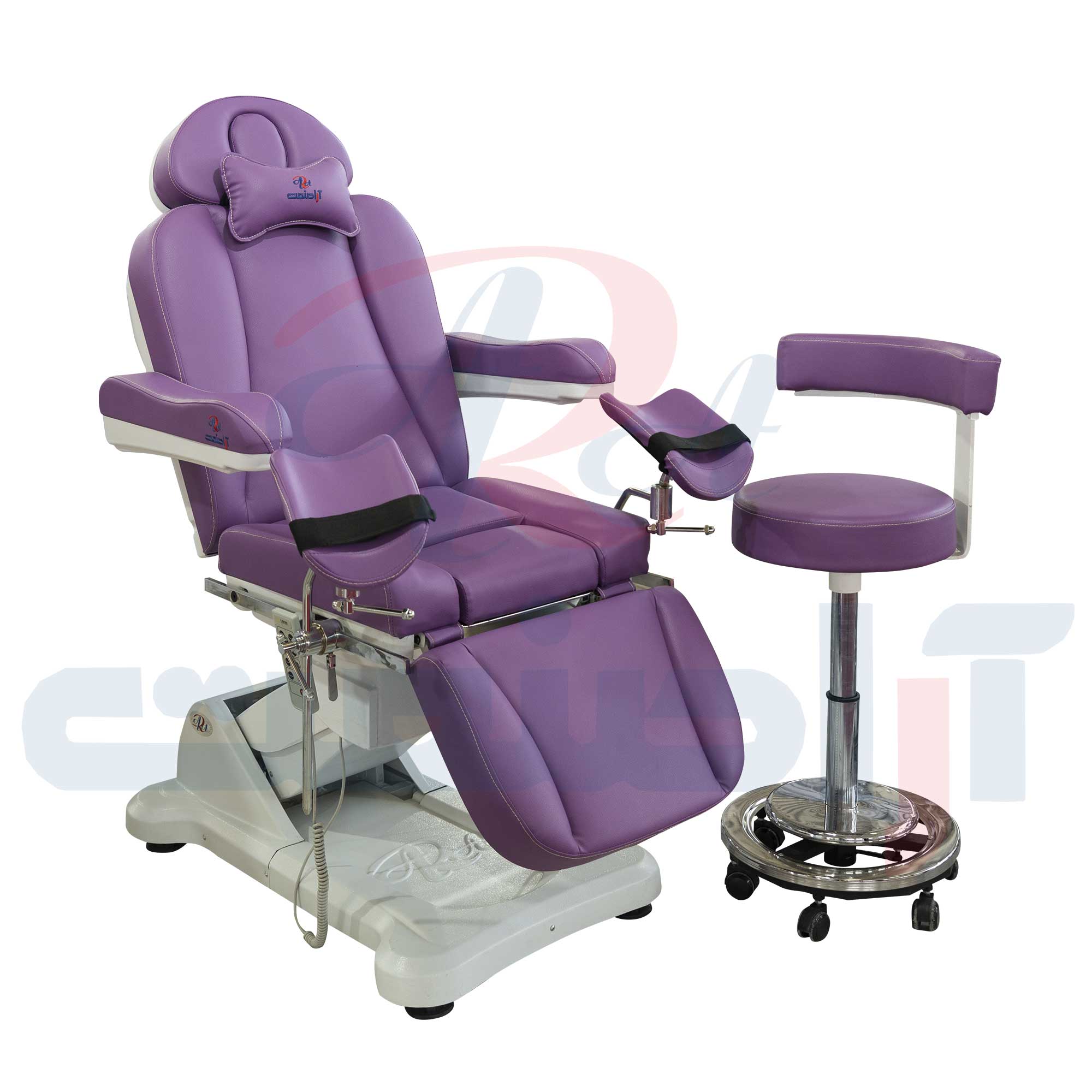تخت برقی ژنیکولوژی معاینه زنان زایمان مدل ژینوس 8000 آراصنعت — تصویر ۷