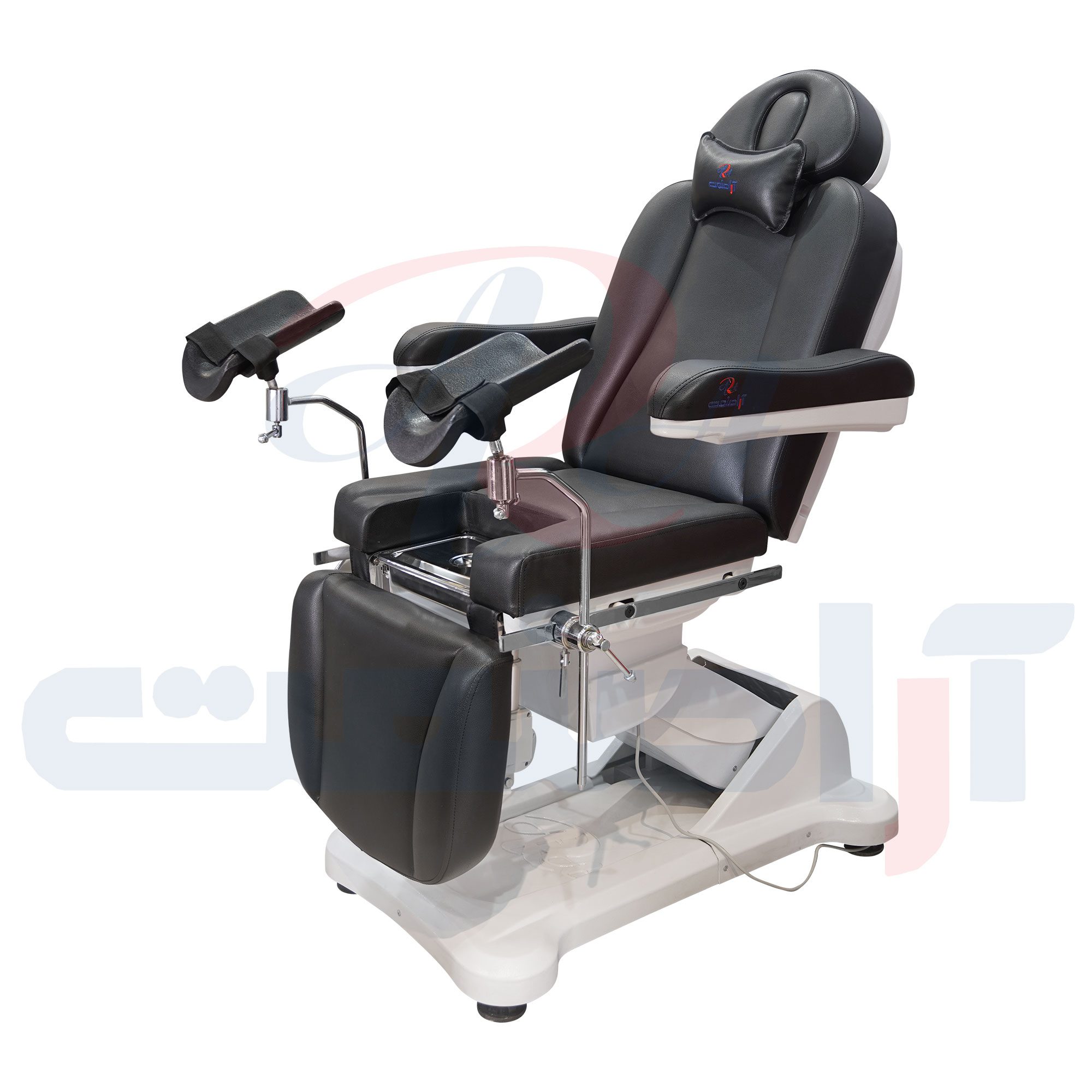 تخت برقی ژنیکولوژی معاینه زنان زایمان مدل ژینوس 8000 آراصنعت — تصویر ۸