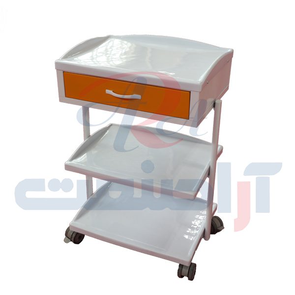 ترالی زیبایی یک کشو مدل 930 آراصنعت — تصویر ۳
