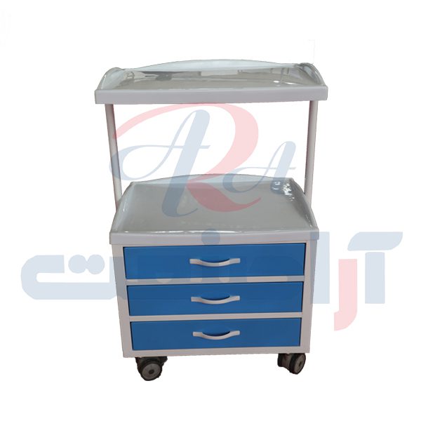 ترالی زیبایی سه کشو مدل 960 آراصنعت — تصویر ۲