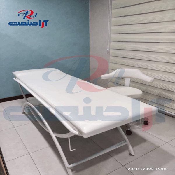 تخت معاینه هلالی آرام مدل 400 آراصنعت — تصویر ۳