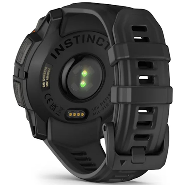 ساعت گارمین Instinct 3 – 45 mm Solar Black — تصویر ۴