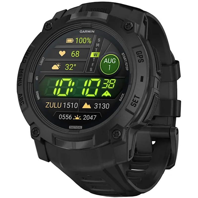 ساعت گارمین Instinct 3 – 50 mm AMOLED Tactical Black — تصویر ۵