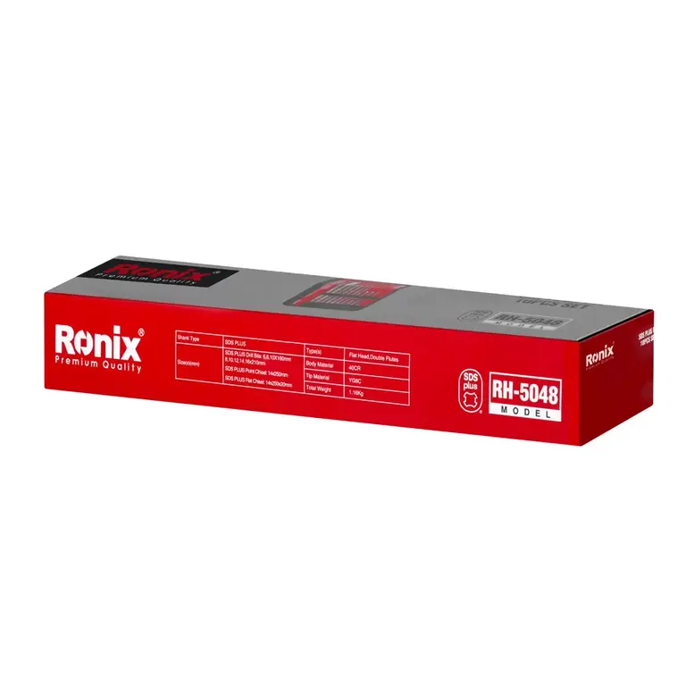ست مته و قلم چهار شیار10 عددی رونیکس مدل RH-5048 — تصویر ۳