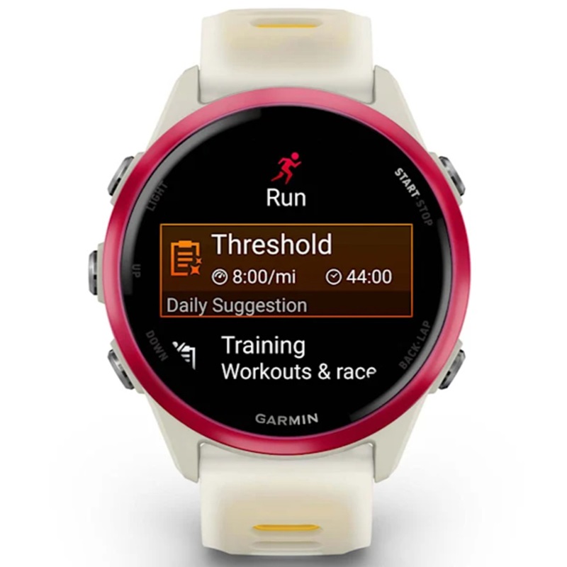 ساعت گارمین Forerunner 570 – 42mm Raspberry Bone Mango — تصویر ۲