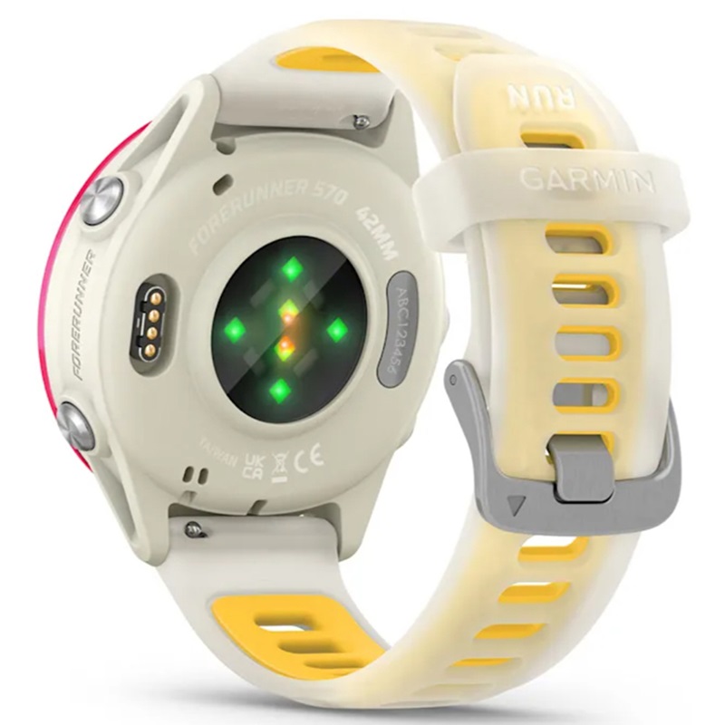 ساعت گارمین Forerunner 570 – 42mm Raspberry Bone Mango — تصویر ۴