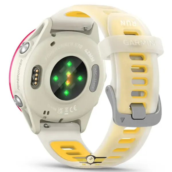 ساعت گارمین Forerunner 570 – 42mm Raspberry Bone Mango — تصویر ۸