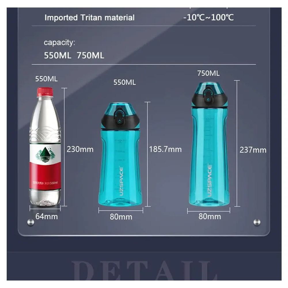 بطری آب یوز اسپیس مدل TRITAN 550ML 6046 — تصویر ۴