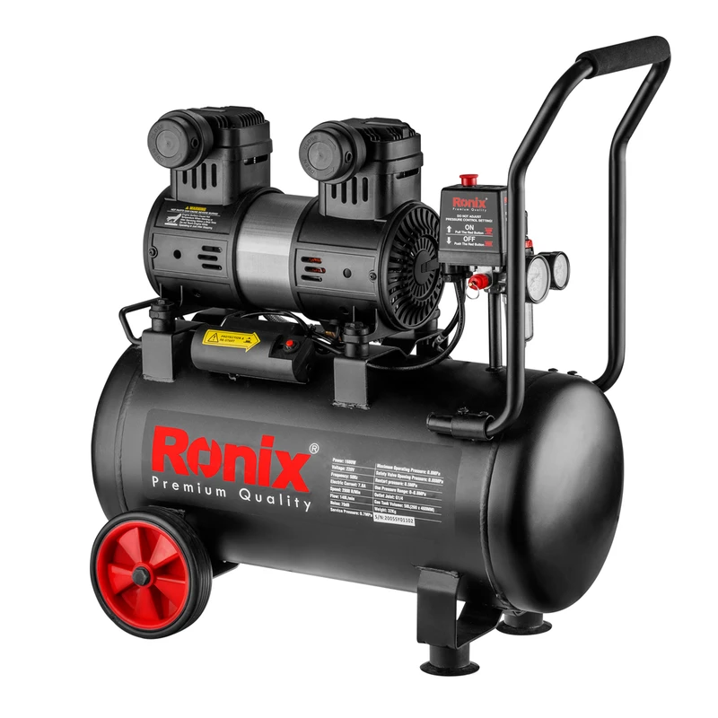 کمپرسور باد رونیکس RC-5012 ظرفیت ۵۰ لیتر بدون روغن