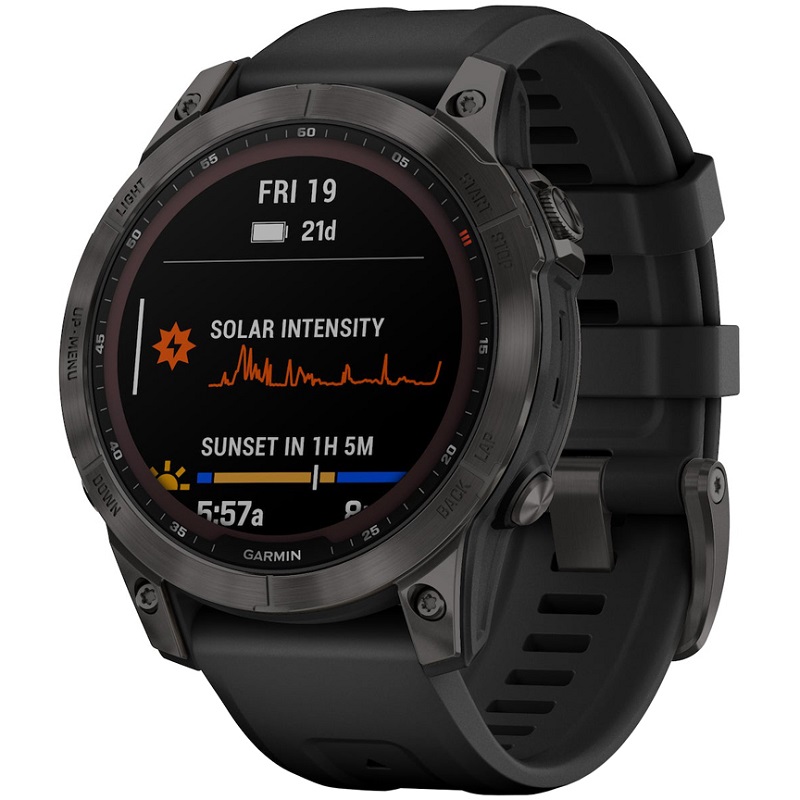 ساعت گارمین FENIX 7 Sapphire Solar Titanium Grey — تصویر ۲