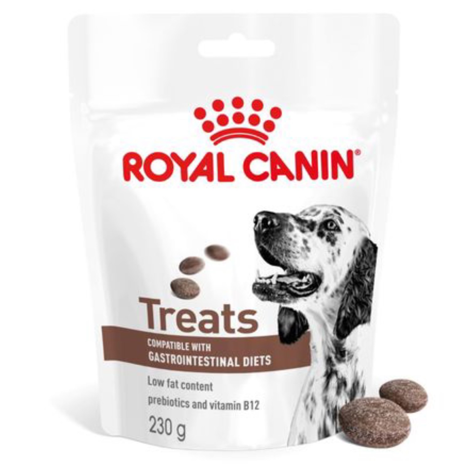 تشویقی درمانی سگ رویال کنین گاسترواینستنتینال ROYAL CANIN TREATS GASTROINTESTINAL 230G