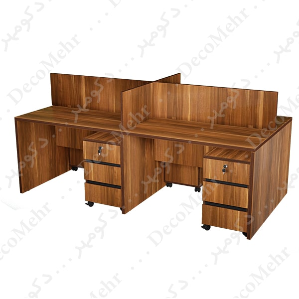 میز کارگروهی دکومهر تمامMDF کدWSM43 — تصویر ۲
