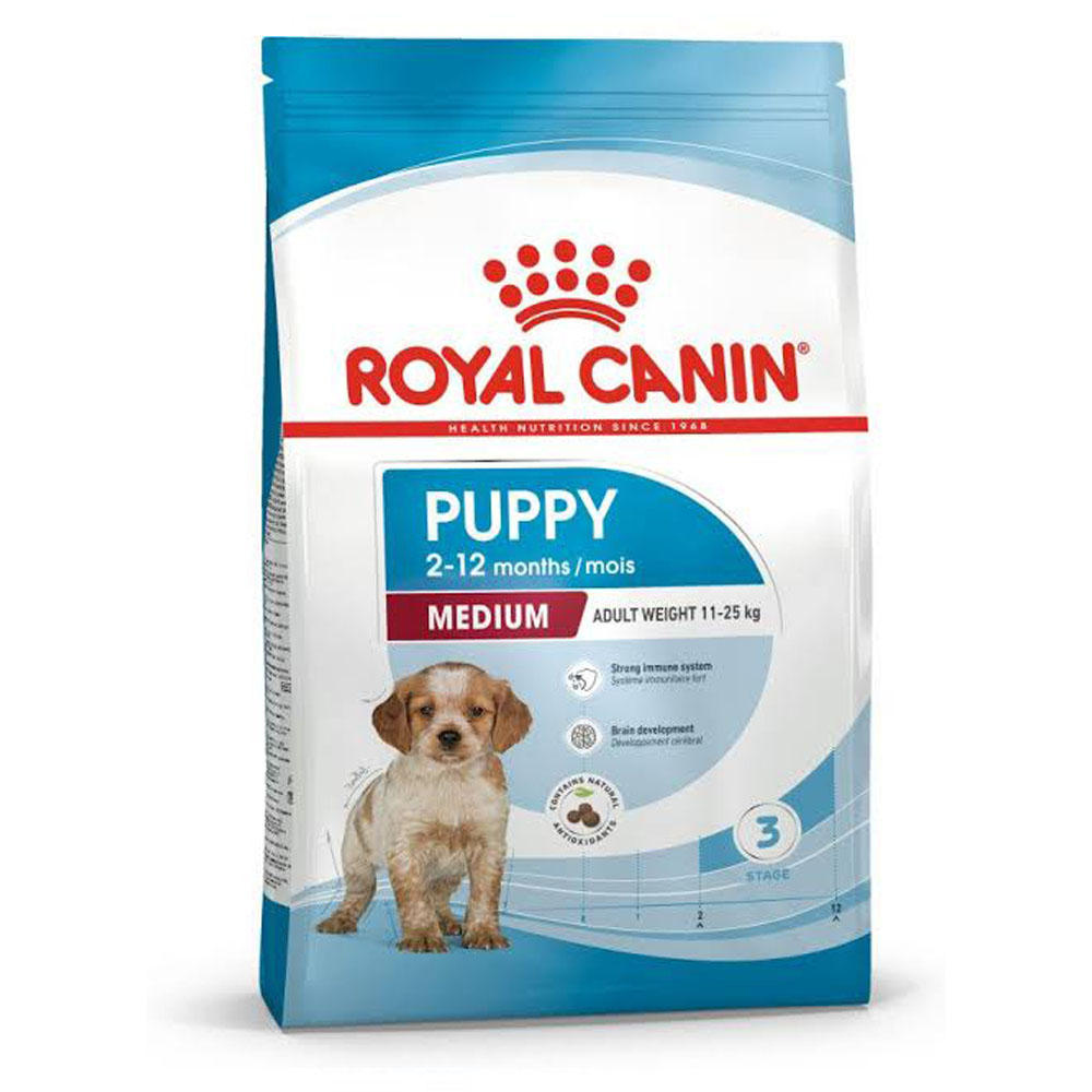 غذای خشک توله سگ رویال کنین مدیوم پاپی ROYAL CANIN MEDIUM PUPPY 4KG(مخدوش)