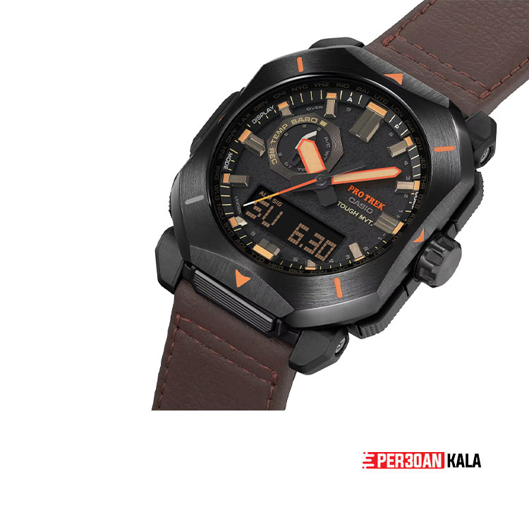 ساعت دیجیتال آنالوگ کاسیو Casio Pro Trek PRW-6900YL Tough Solar نو بدون جعبه ( استفاده نشده ) — تصویر ۳