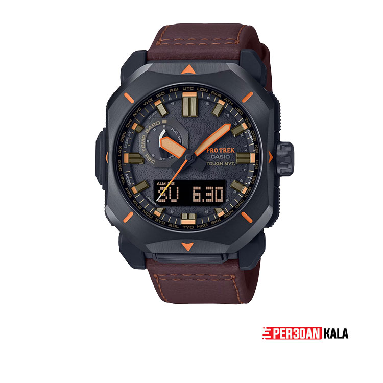 ساعت دیجیتال آنالوگ کاسیو Casio Pro Trek PRW-6900YL Tough Solar نو بدون جعبه ( استفاده نشده )