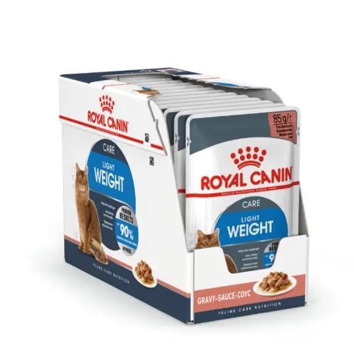 غذای پوچ گربه رویال کنین لایت ویت گروی ROYAL CANIN LIGHT WEIGHT CARE GARVY 85G — تصویر ۴