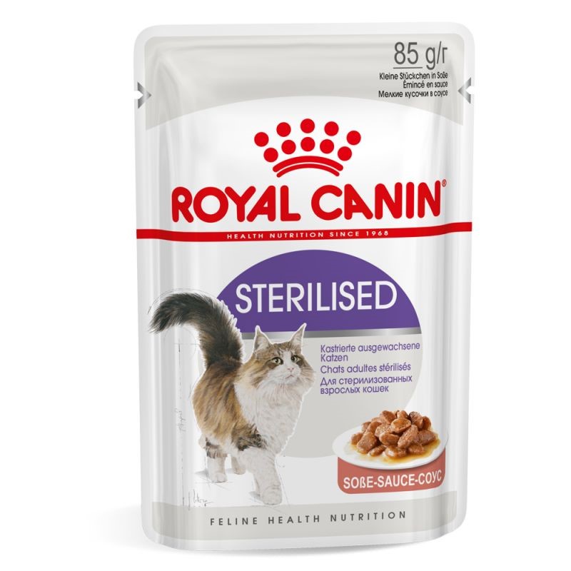 غذای پوچ گربه رویال کنین استرلایزد گروی ROYAL CANIN STERILISED GRAVY 85G