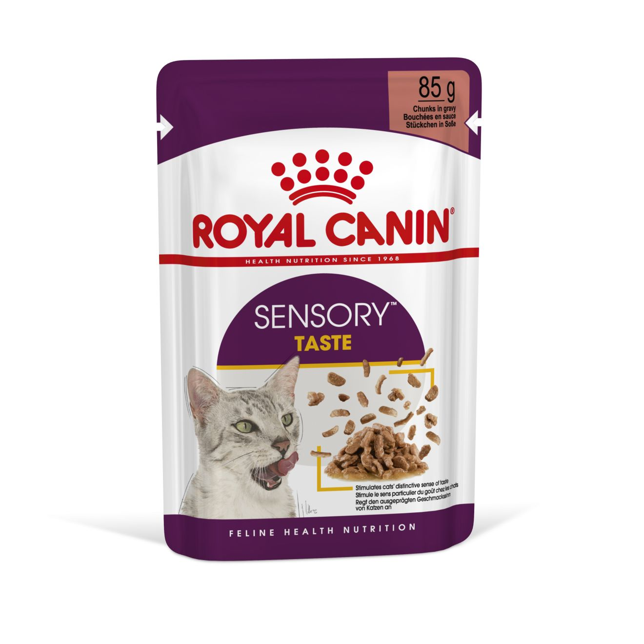 غذای پوچ گربه رویال کنین سنسوری تست ROYAL CANIN SENSORY TASTE 85G