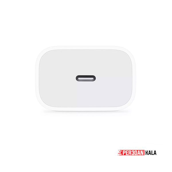 شارژر 20 وات اصلی اپل آیفون Apple 20W 2pin Power Adapter آمریکایی ( استوک ) درحد نو مدل A2305 — تصویر ۳